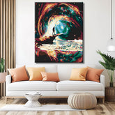 Painting by numbers space barrel